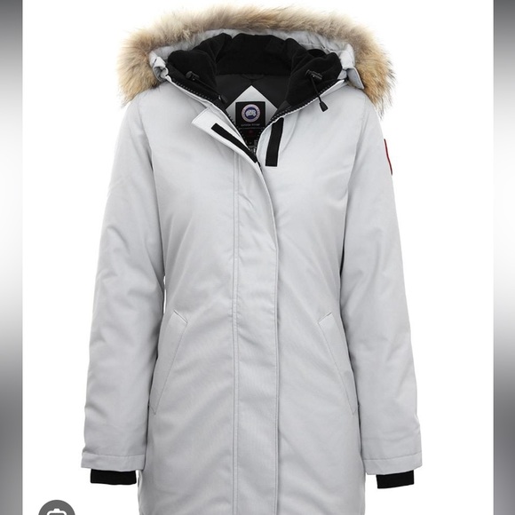 Canada Goose Victoria Parka in Silverbirch, Size XS - Picture 2 of 6